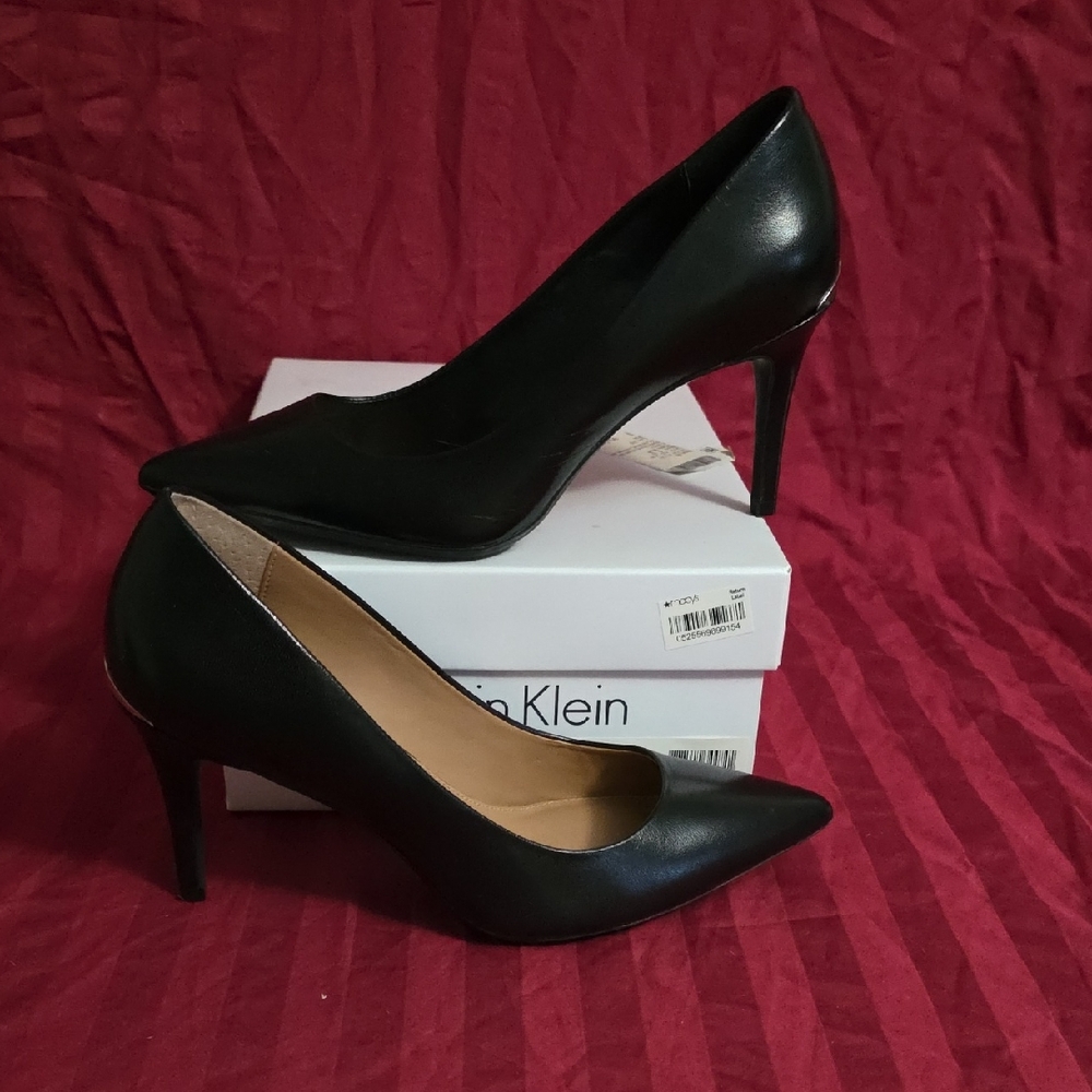 Calvin Klein Classic Black Heels 3inch Heel